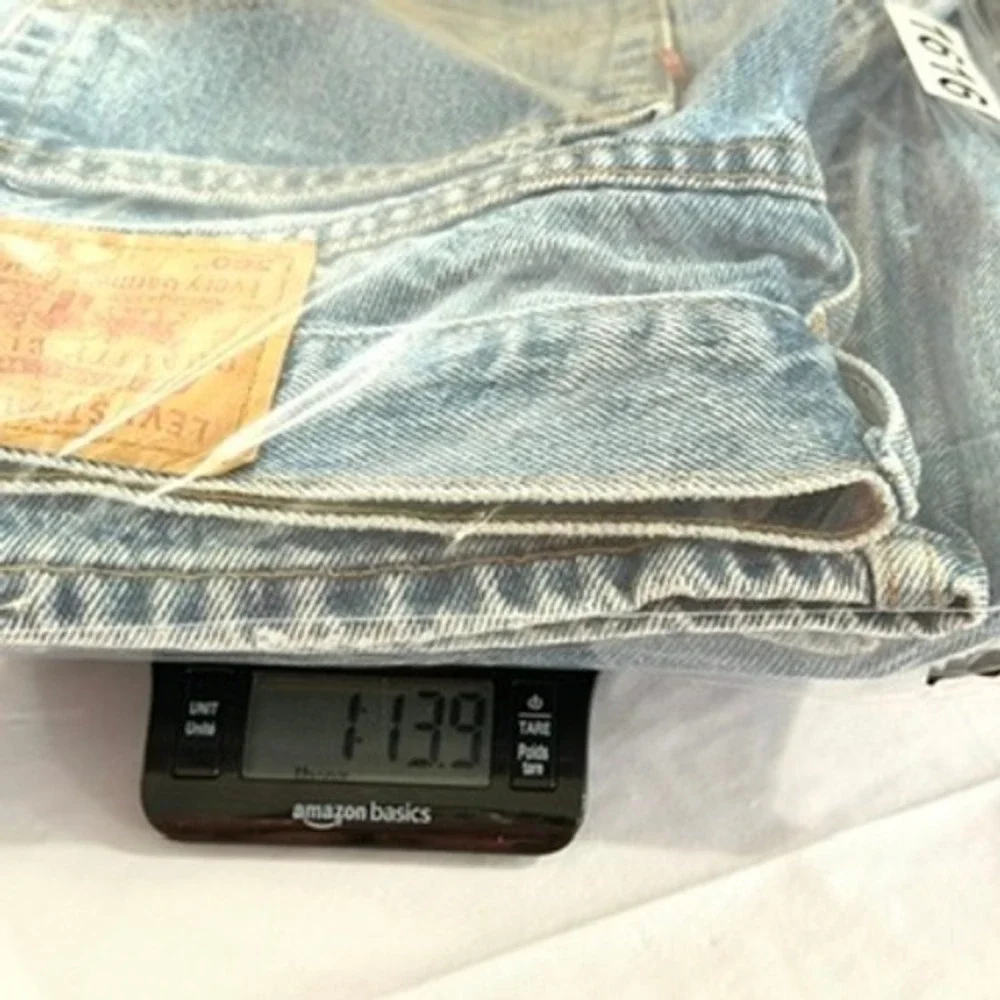 Vintage Y2K Levis 560 Loose Fit Straight Leg Jeans High Rise Blue Cotton‎ 16 S